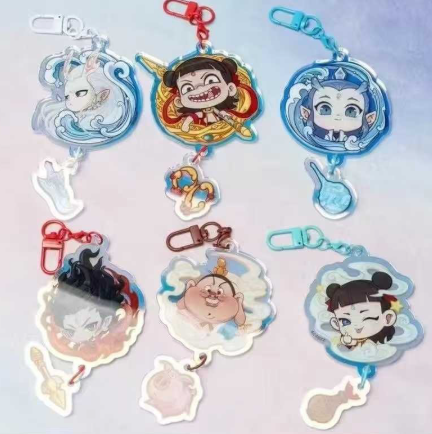 哪吒周边钥匙扣批发